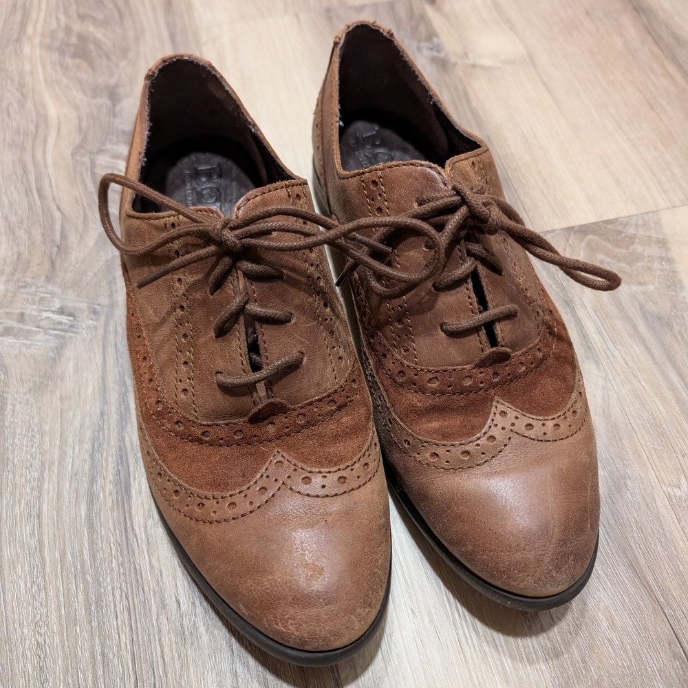 Classic Brown Leather Men's Brogues